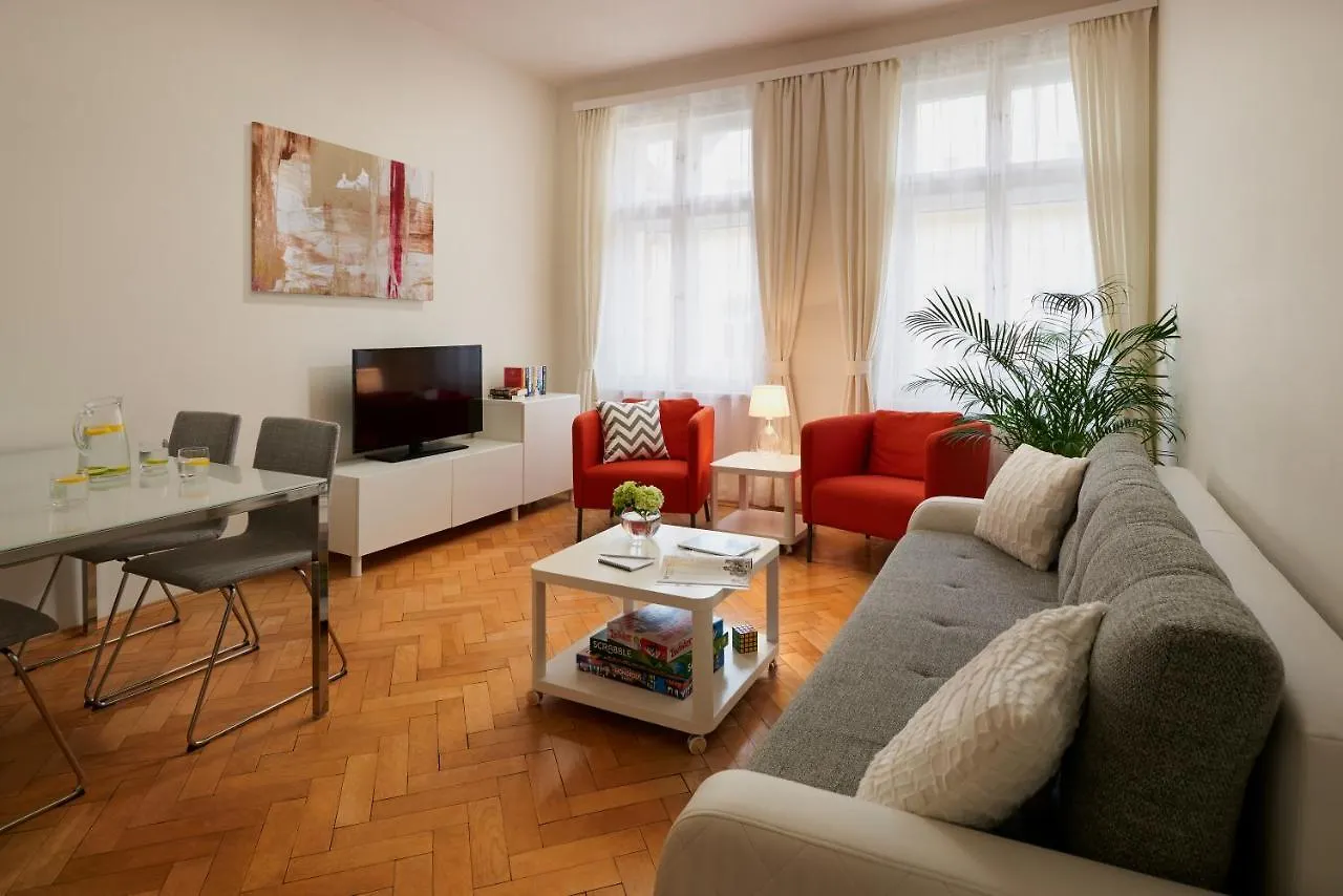 Lägenhetshotell Residence Vocelova Prag